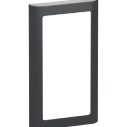 LK Fuga Soft 63 ramme, 1x2 modul, lodret, koksgrå