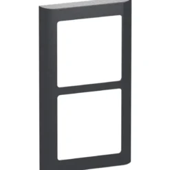 LK Fuga Soft 63 ramme, 2x1 modul, lodret, koksgrå