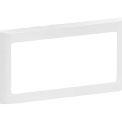 LK Fuga Soft 63 ramme, 1x2 modul, vandret, hvid