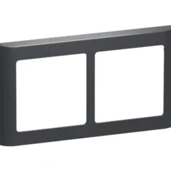 LK Fuga Soft 63 ramme, 2x1 modul, vandret, koksgrå