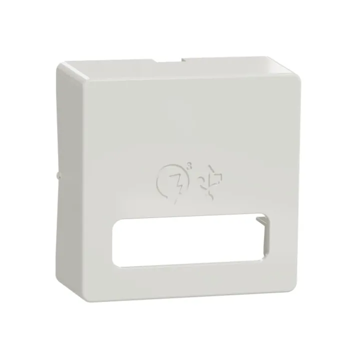 LK Fuga tangent for hurtig USB-lader A+C, lysegrå