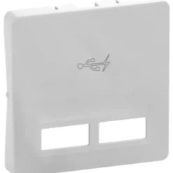 LK Fuga 2xUSB A+C 2,4A, lysegrå