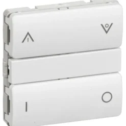 LK IHC Wireless batteritryk med 4 slutte, 1 modul. hvid