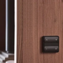 LK IHC wireless batteritryk med 4 slutte 1 modul, koksgrå