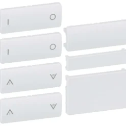 LK IHC wireless batteritryk med 4 slutte tangenter, hvid
