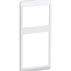LK Opus 66 ramme, kombi, 2,5 modul, lodret, hvid