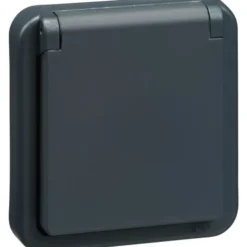 LK Opus 74 stikkontakt, antracit