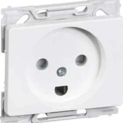 LK Opus 66 stikkontakt m/jord, hvid