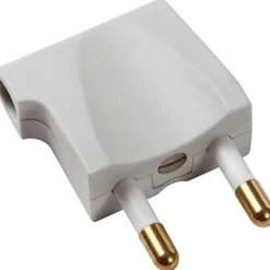 LK vinkelstikprop 230V, hvid