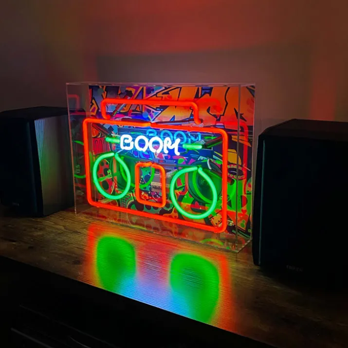 Locomocean Bom Box neonskilt