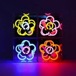 Locomocean Daisy neonskilt, blå