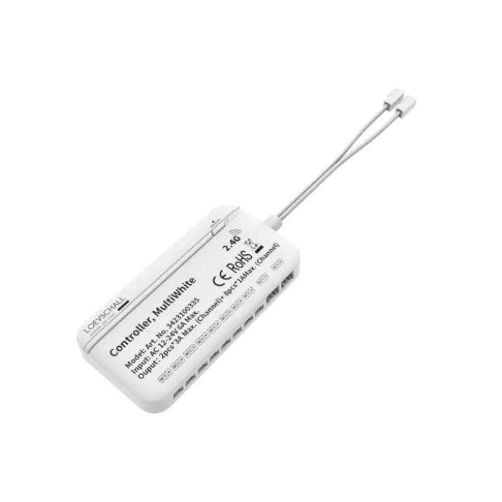 Loevschall Cue controller, MultiWhite, hvid