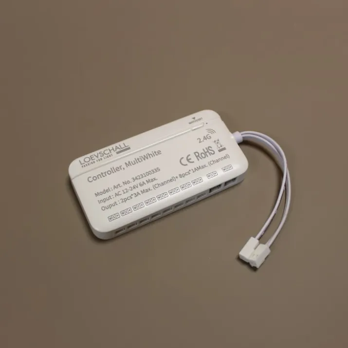 Loevschall Cue controller, MultiWhite, hvid