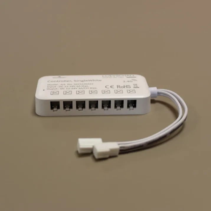 Loevschall Cue controller og fjernbetjening, SingleWhite, hvid
