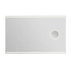 Loevschall Focus spejl med lys, 120x75 cm
