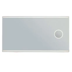Loevschall Focus spejl med lys, 140x75 cm