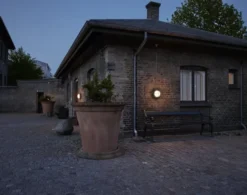 Louis Poulsen skotlampe, 4000K, uafskærmet, opal aluminium