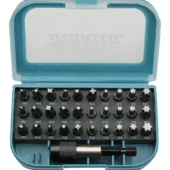 Makita bitssæt i æske m. 30 bits og holder