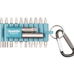 Makita bitssæt m. karabinhage - 20bits og holder
