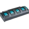 Makita DC18SF lader til LXT-batterier, 4 porte