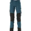 Mascot Advanced arbejdsbukser med stretch, petroleumsblå, str. 76C42