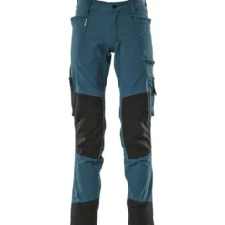 Mascot Advanced arbejdsbukser med stretch, petroleumsblå, str. 76C42