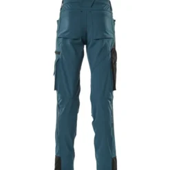 Mascot Advanced arbejdsbukser med stretch, petroleumsblå, str. 76C42