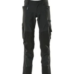 Mascot Advanced arbejdsbukser med stretch, sort, str. 76C48