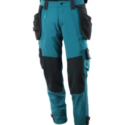 Mascot Advanced håndværkerbukser med stretch, petroleumsblå, str. 82C56