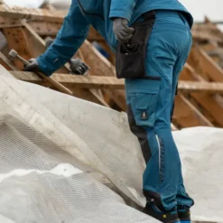 Mascot Advanced håndværkerbukser med stretch, petroleumsblå, str. 82C56