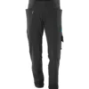 Mascot Advanced servicebukser med stretch, sort, str. 76C42