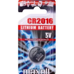 Maxell CR2016 batteri, 1 stk.