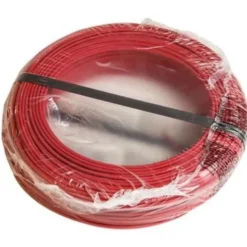 100 meter Installationsledning PVL 1x1,5 mm², rød