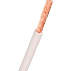 100 meter Nexans PVT installationskabel 1x1,5 mm², 90°C, hvid