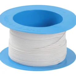 100 meter Nexans PVT installationskabel 1x2,5 mm², 90°C, hvid