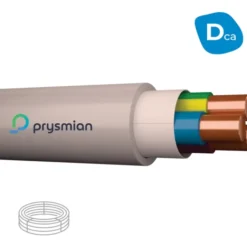 100 meter Prysmian Afumex installationskabel, 3G1,5 mm², 100 meter