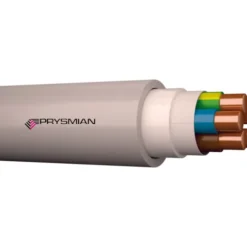 100 meter Prysmian Afumex installationskabel, 5G1,5 mm², 100 meter