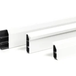 2 meter Rehau fodpanel, SL 20/70 mm, hvid