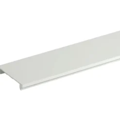 2 meter Tehalit BR kanallåg til installationskanal, 70/130 mm, perlehvid
