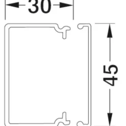 32 meter Tehalit kabelkanal 30045