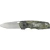 Milwaukee Fastback Camo foldekniv, glat klinge