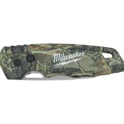 Milwaukee Fastback Camo foldekniv, glat klinge