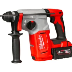 Milwaukee M18 BLH-502X borehammer, m. 2 x 5,0 Ah batterier og lader