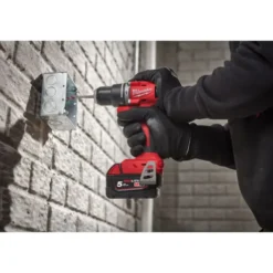 Milwaukee M18 BLPDRC-502C slagboremaskine, m. 2 x 5,0 Ah batterier og lader