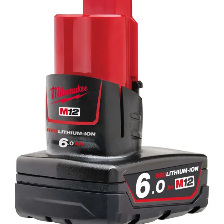 Milwaukee M12 Red Lithium batteri, 12V/6,0 Ah