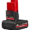 Milwaukee M12 Red Lithium High Output batteri, 12V/5,0 Ah