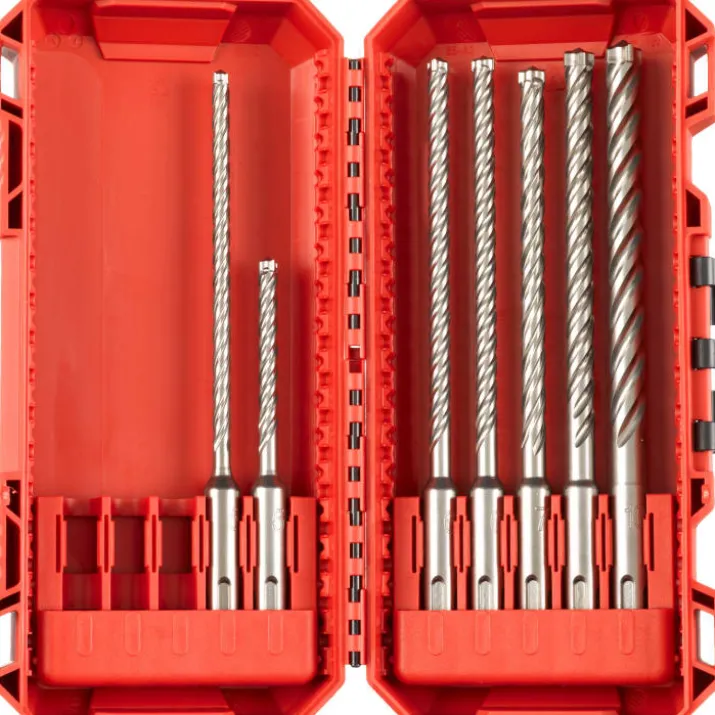 Milwaukee MX4 SDS+ hammerborsæt, 7 stk