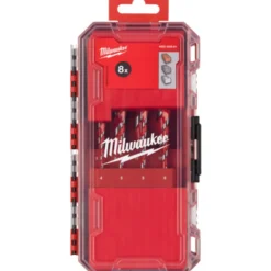 Milwaukee Packout hammerborssæt, 8 bor