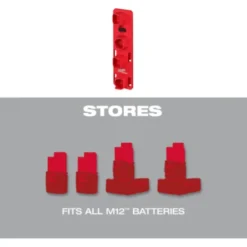 Milwaukee Packout M12 batteriholder