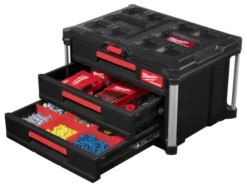 Milwaukee Packout skuffeboks, med 3 skuffer